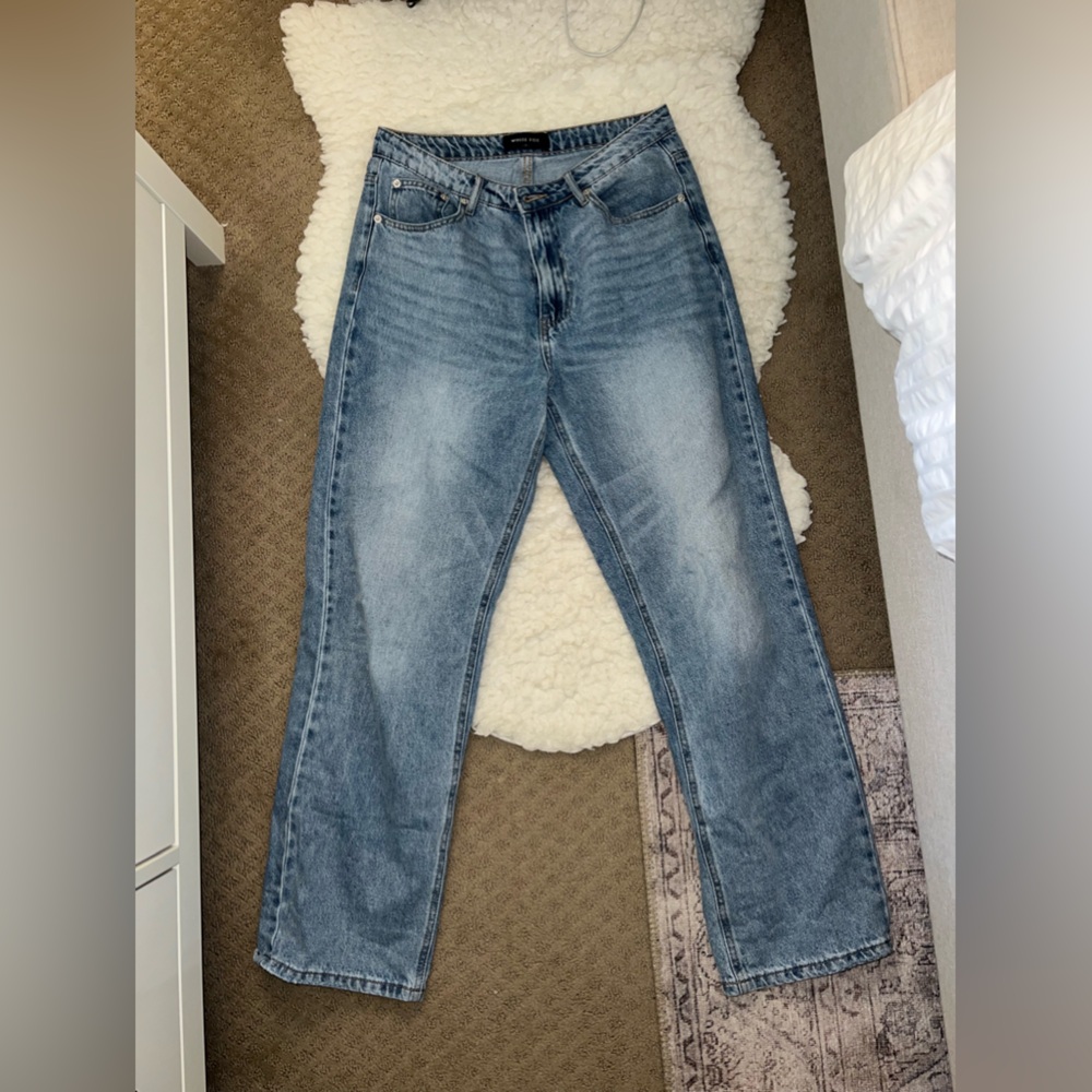 White fox jeans
